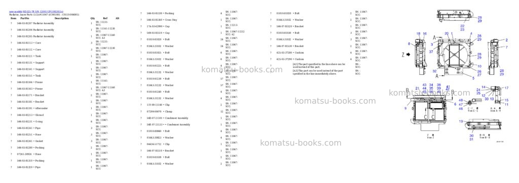 Komatsu HD325-7R S/N 12001-UP Parts catalog cover Page 3