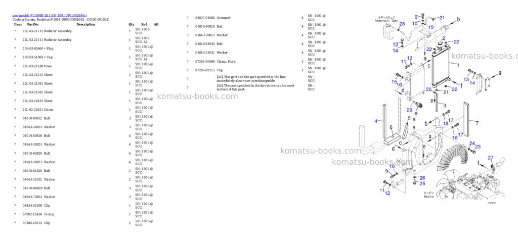 Komatsu PC30MR-5E1 S/N 1001-UP Parts catalog cover Page 5 Komatsu PC30MR-5E1 S/N 1001-UP Parts catalog cover Page 5