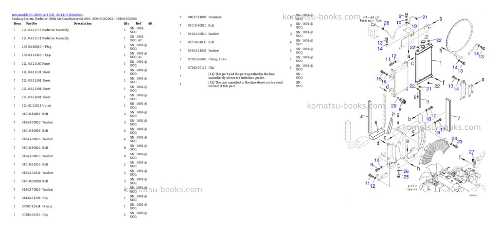 Komatsu PC30MR-5E1 S/N 1001-UP Parts catalog cover Page 9 Komatsu PC30MR-5E1 S/N 1001-UP Parts catalog cover Page 9
