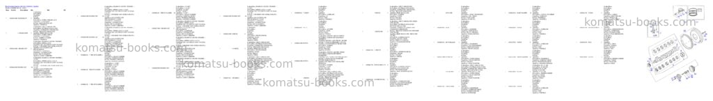 Komatsu 35d s/n 373322201 - up Parts catalog cover Page 5