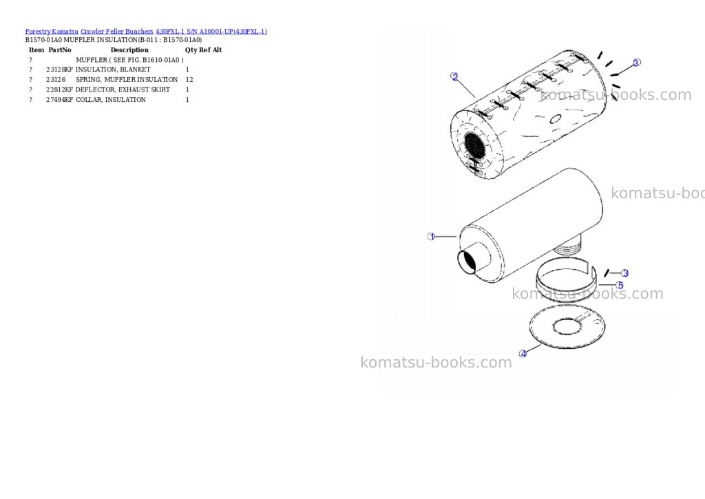 Komatsu 430fxl-1 s/n a10001-up Parts catalog cover Page 9 Komatsu 430fxl-1 s/n a10001-up Parts catalog cover Page 9