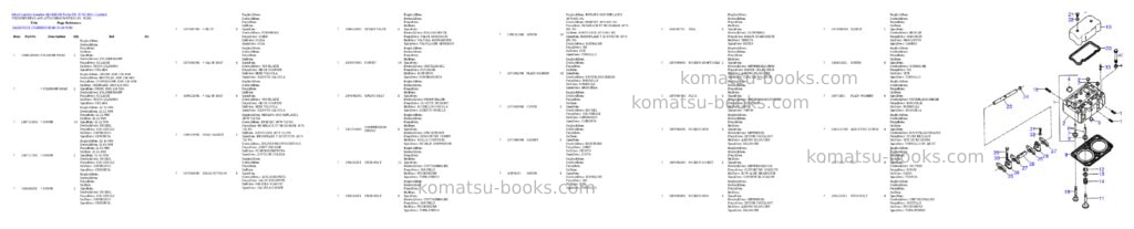 Komatsu 44c/44d/di turbo s/n 377623001 - up Parts catalog cover Page 7