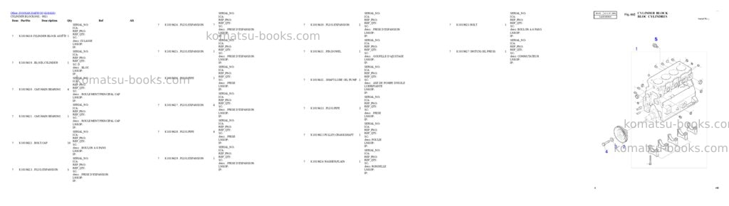 Komatsu fg20h/25h-16-el s/n 744500-up Parts catalog cover Page 2