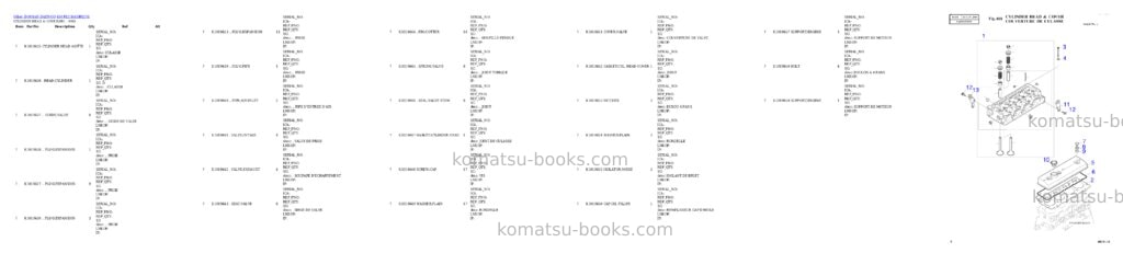 Komatsu 450 PLUS Parts catalog cover Komatsu 450 PLUS Parts catalog cover