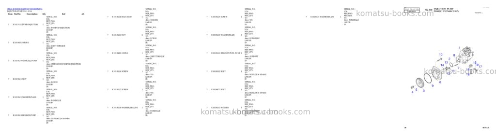 Komatsu 6ct8.3-1cf-f s/n 45460170-46386639 Parts catalog cover Page 10 Komatsu 6ct8.3-1cf-f s/n 45460170-46386639 Parts catalog cover Page 10