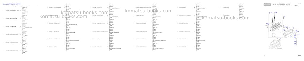 Komatsu 470 PLUS Parts catalog cover Komatsu 470 PLUS Parts catalog cover