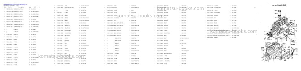 Komatsu 4d120-11c s/n 50798-up Parts catalog cover Page 5 Komatsu 4d120-11c s/n 50798-up Parts catalog cover Page 5