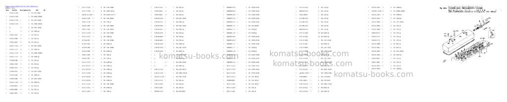 Komatsu 4d120-10s s/n 1301-up Parts catalog cover