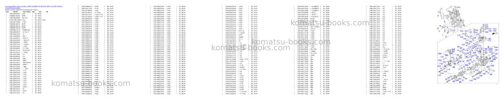 Komatsu 4d92e-1b45-bm s/n 04792-up dry clutch /torque converter Parts catalog cover Page 10 Komatsu 4d92e-1b45-bm s/n 04792-up dry clutch /torque converter Parts catalog cover Page 10
