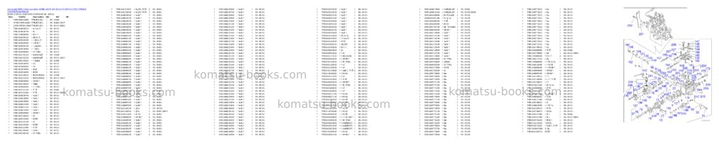 Komatsu 4d94e-1bd-f s/n 00101-up dry clutch /torque converter Parts catalog cover Page 10 Komatsu 4d94e-1bd-f s/n 00101-up dry clutch /torque converter Parts catalog cover Page 10