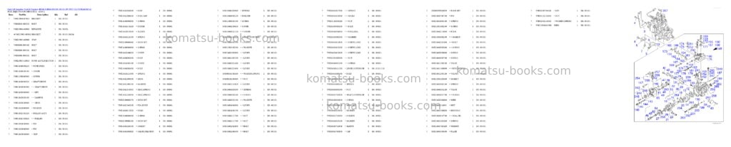 Komatsu 4d94le-1b46-bm s/n 00101-up (ウェットクラッチ) Parts catalog cover Page 10 Komatsu 4d94le-1b46-bm s/n 00101-up (ウェットクラッチ) Parts catalog cover Page 10
