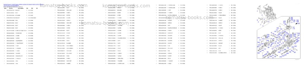 Komatsu 4D98E-1G38-BM S/N 02964-UP (DRY CLUTCH /TORQUE CONVERTER) (TAIWAN) Parts catalog cover Page 10 Komatsu 4D98E-1G38-BM S/N 02964-UP (DRY CLUTCH /TORQUE CONVERTER) (TAIWAN) Parts catalog cover Page 10