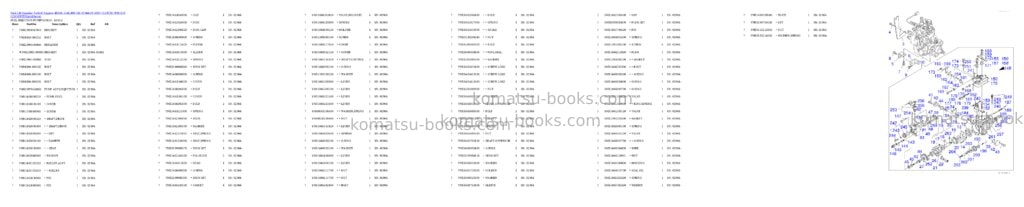 Komatsu 4d98e-1g45-bm s/n 02964-up (ドライクラッチ/トルクコンバータ) Parts catalog cover Page 10 Komatsu 4d98e-1g45-bm s/n 02964-up (ドライクラッチ/トルクコンバータ) Parts catalog cover Page 10