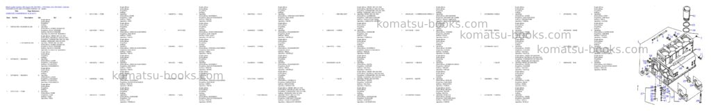 Komatsu 50e super s/n 376220051 - 376220441; s/n 376220442 - up Parts catalog cover Page 3 Komatsu 50e super s/n 376220051 - 376220441; s/n 376220442 - up Parts catalog cover Page 3