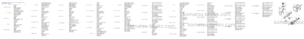 Komatsu 50e super s/n 376220051 - 376220441; s/n 376220442 - up Parts catalog cover Page 5 Komatsu 50e super s/n 376220051 - 376220441; s/n 376220442 - up Parts catalog cover Page 5