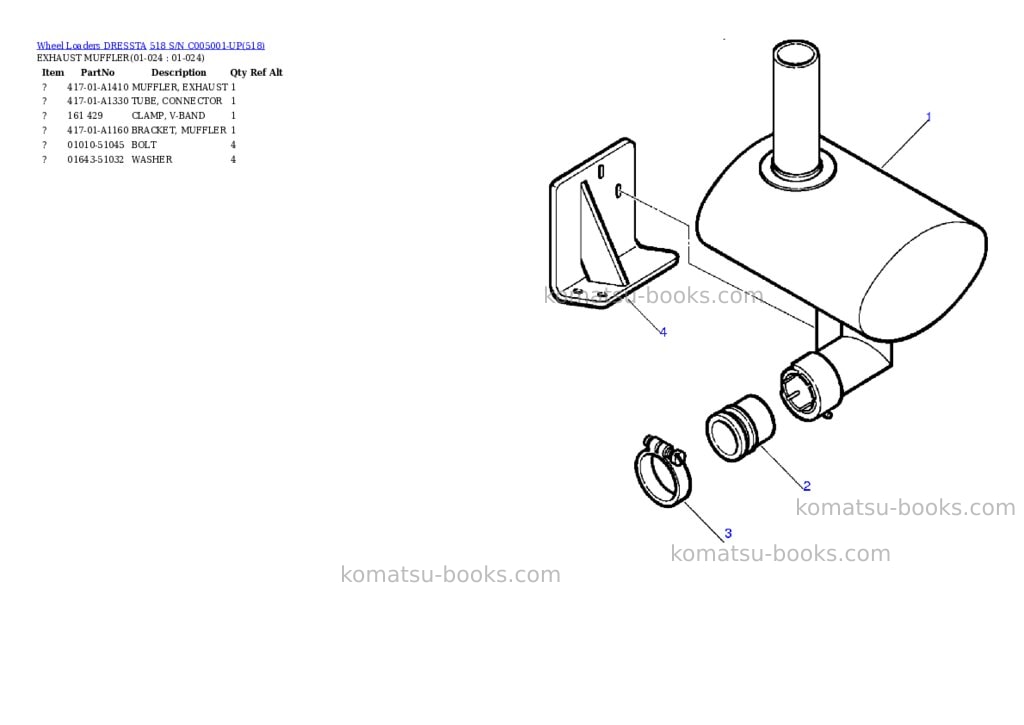 Komatsu 518 s/n c005001-up Parts catalog cover Page 9 Komatsu 518 s/n c005001-up Parts catalog cover Page 9