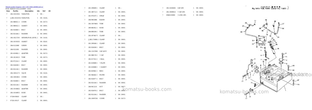 Komatsu 530-1 s/n 10001-49999 Parts catalog cover Page 8