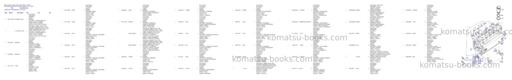 Komatsu 60e s/n 376120051 - up Parts catalog cover Page 3