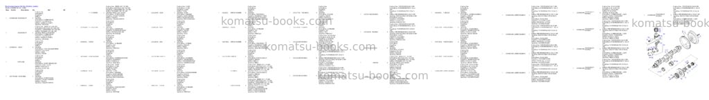 Komatsu 60e s/n 376120051 - up Parts catalog cover Page 5