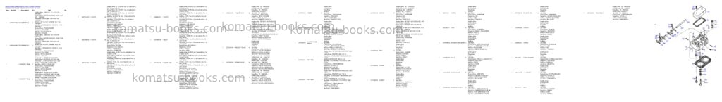 Komatsu 66c/d s/n 371510001 - up Parts catalog cover Page 7 Komatsu 66c/d s/n 371510001 - up Parts catalog cover Page 7