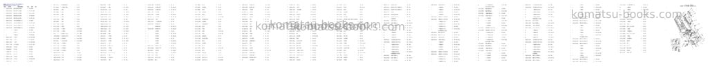 Komatsu 6d115-1 s/n 101-up Parts catalog cover Page 6 Komatsu 6d115-1 s/n 101-up Parts catalog cover Page 6