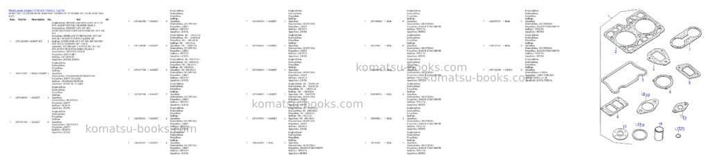 Komatsu 77c/d s/n 77501413 - up Parts catalog cover Page 3 Komatsu 77c/d s/n 77501413 - up Parts catalog cover Page 3