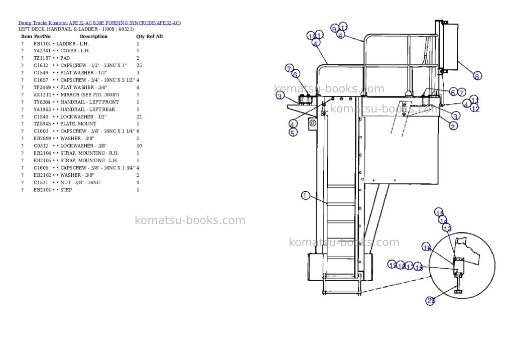 Komatsu afe32-ac 830e fording syncrude Parts catalog cover Page 4 Komatsu afe32-ac 830e fording syncrude Parts catalog cover Page 4