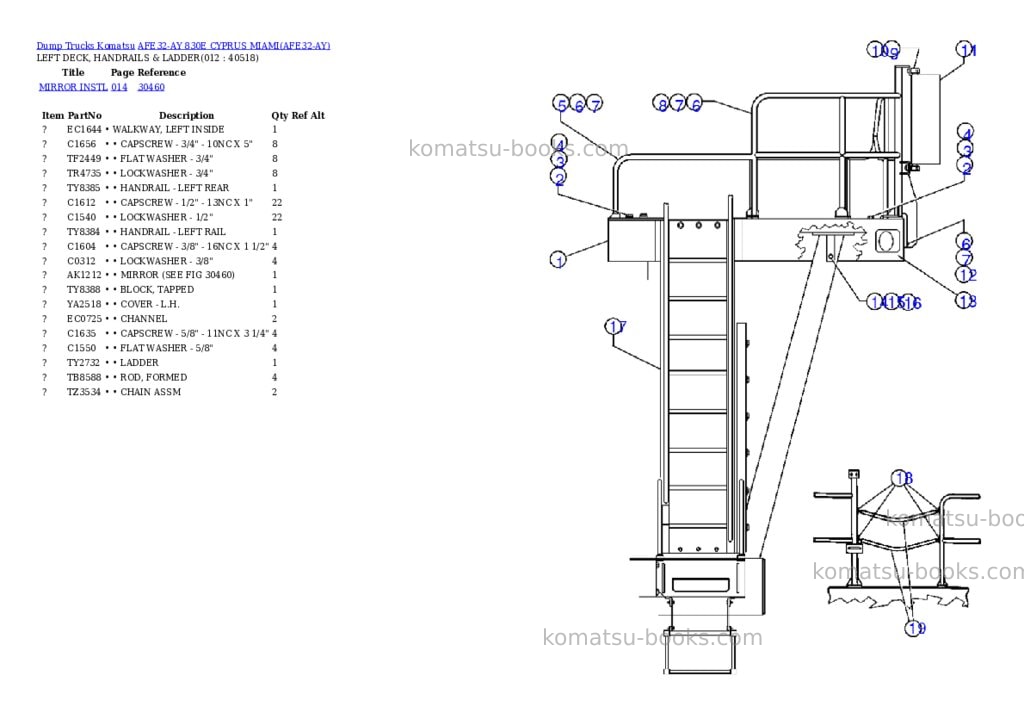 Komatsu afe32-ay 830e cyprus miami Parts catalog cover Page 6 Komatsu afe32-ay 830e cyprus miami Parts catalog cover Page 6