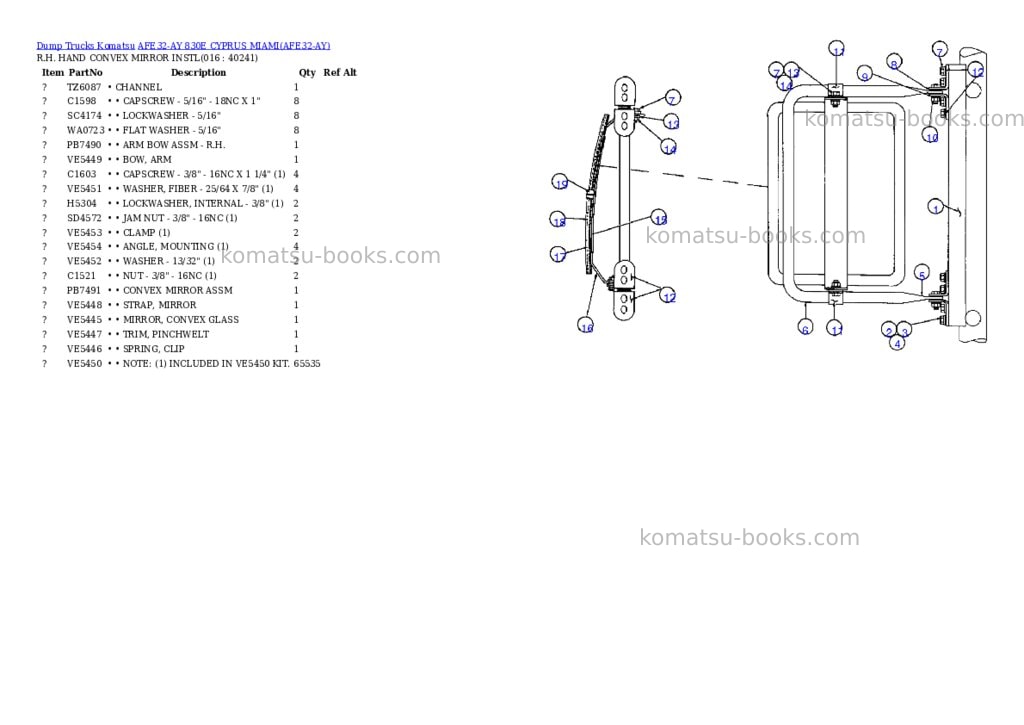 Komatsu afe32-ay 830e cyprus miami Parts catalog cover Page 8 Komatsu afe32-ay 830e cyprus miami Parts catalog cover Page 8