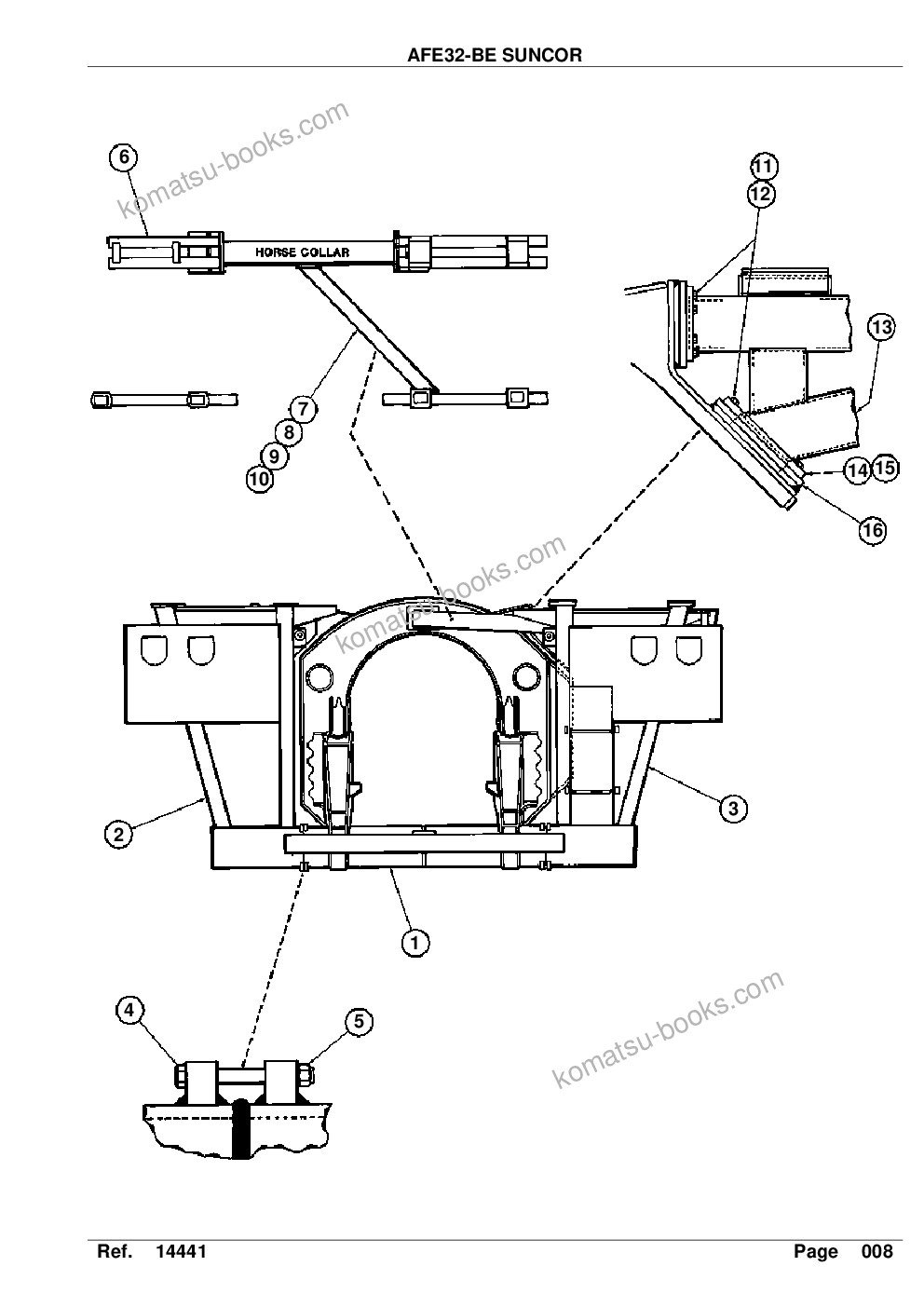 Komatsu afe32-be 830e s/n 32019 & 32123-32129 suncor Parts catalog cover Page 7 Komatsu afe32-be 830e s/n 32019 & 32123-32129 suncor Parts catalog cover Page 7