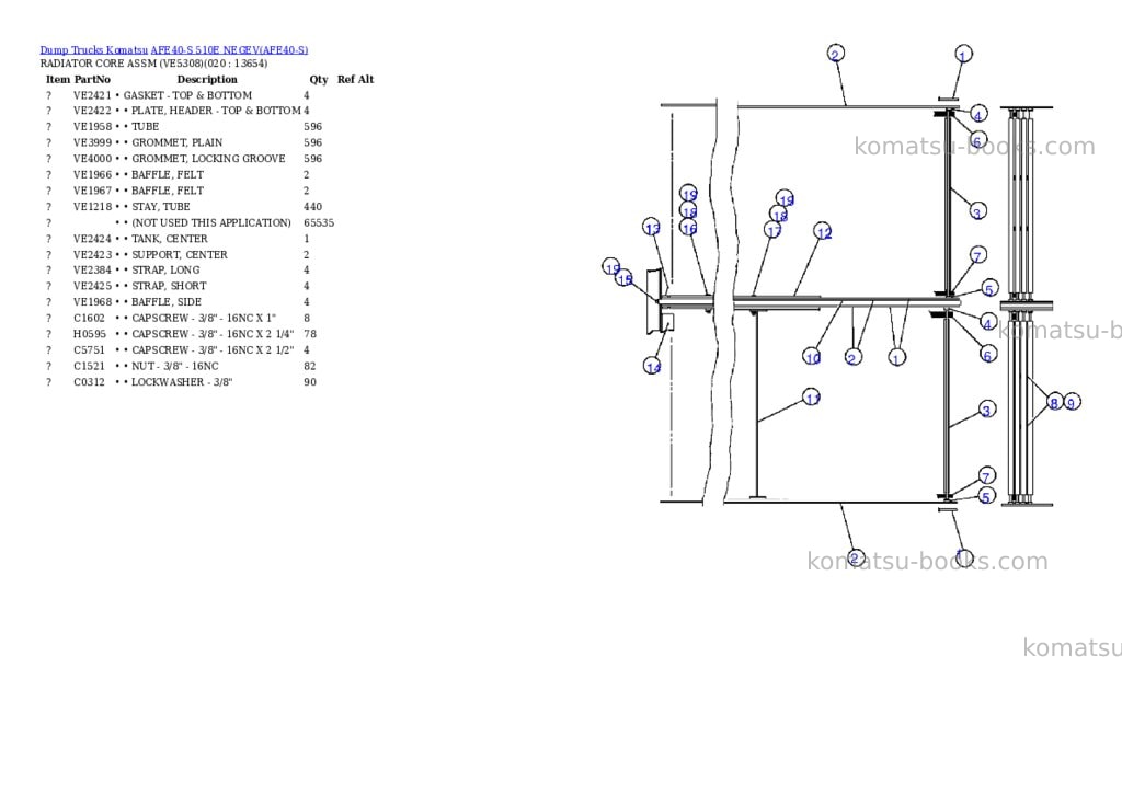 Komatsu afe40-s 510e negev Parts catalog cover Page 10 Komatsu afe40-s 510e negev Parts catalog cover Page 10