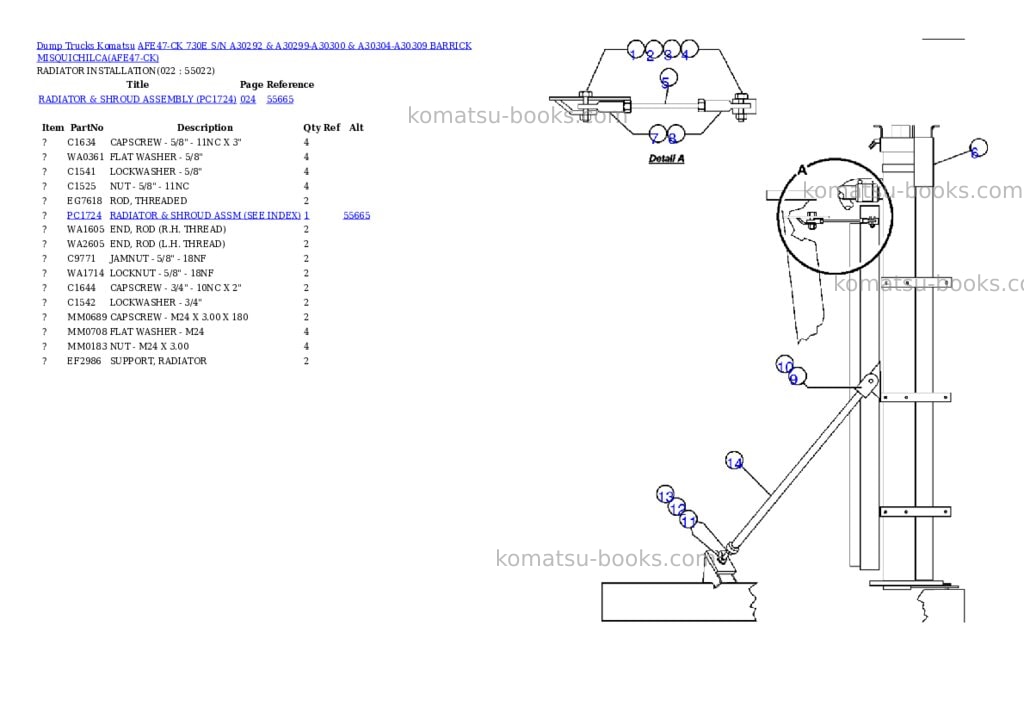 Komatsu afe47-ck 730e s/n a30292 & a30299-a30300 & a30304-a30309 barrick misquichilca Parts catalog cover Page 10 Komatsu afe47-ck 730e s/n a30292 & a30299-a30300 & a30304-a30309 barrick misquichilca Parts catalog cover Page 10