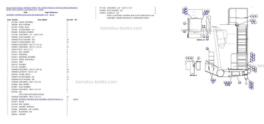 Komatsu afe48-ds 930e-2 s/n a30300 codelco chuquicamata Parts catalog cover Page 8 Komatsu afe48-ds 930e-2 s/n a30300 codelco chuquicamata Parts catalog cover Page 8