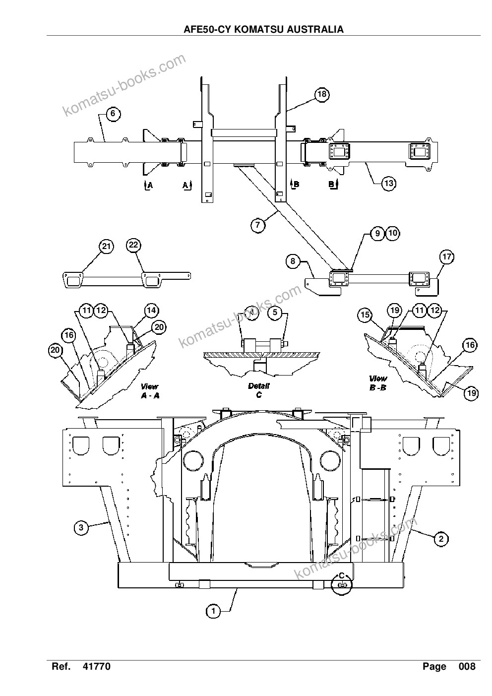 Komatsu afe50-cy 830e s/n a30876 - a30879 komatsu australia Parts catalog cover Page 10 Komatsu afe50-cy 830e s/n a30876 - a30879 komatsu australia Parts catalog cover Page 10