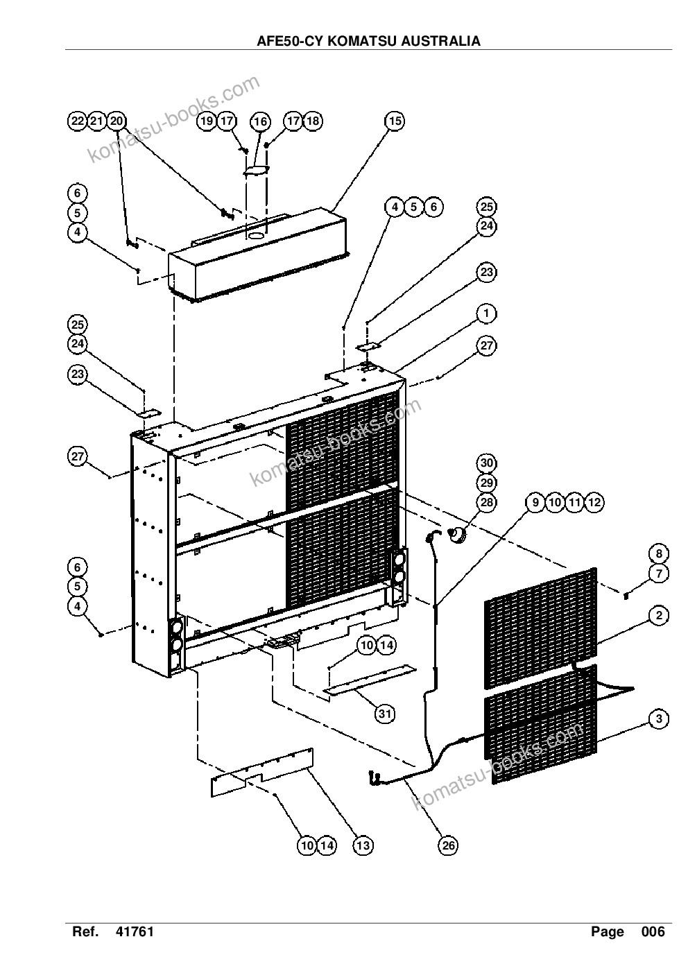 Komatsu afe50-cy 830e s/n a30876 - a30879 komatsu australia Parts catalog cover Page 8 Komatsu afe50-cy 830e s/n a30876 - a30879 komatsu australia Parts catalog cover Page 8