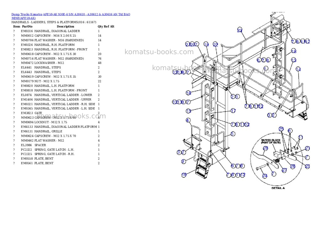 Komatsu afe59-ak 930e-4 s/n a30610 - a30612 & a30616 an tai bao mine Parts catalog cover Page 8 Komatsu afe59-ak 930e-4 s/n a30610 - a30612 & a30616 an tai bao mine Parts catalog cover Page 8