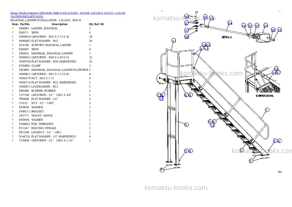 Komatsu afe59-dx 930e-4 s/n a31208 - a31209, a31229 & a31233 - a31234 casserones Parts catalog cover Page 4 Komatsu afe59-dx 930e-4 s/n a31208 - a31209, a31229 & a31233 - a31234 casserones Parts catalog cover Page 4