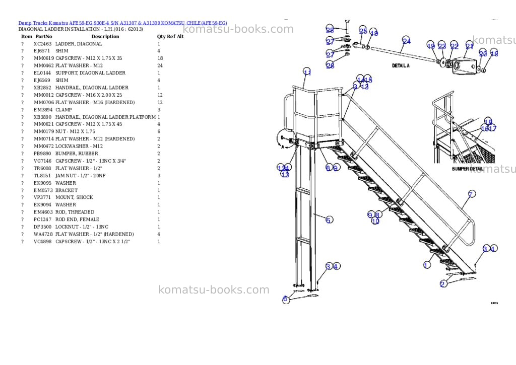 Komatsu afe59-eg 930e-4 s/n a31307 & a31309 komatsu chile Parts catalog cover Page 8 Komatsu afe59-eg 930e-4 s/n a31307 & a31309 komatsu chile Parts catalog cover Page 8