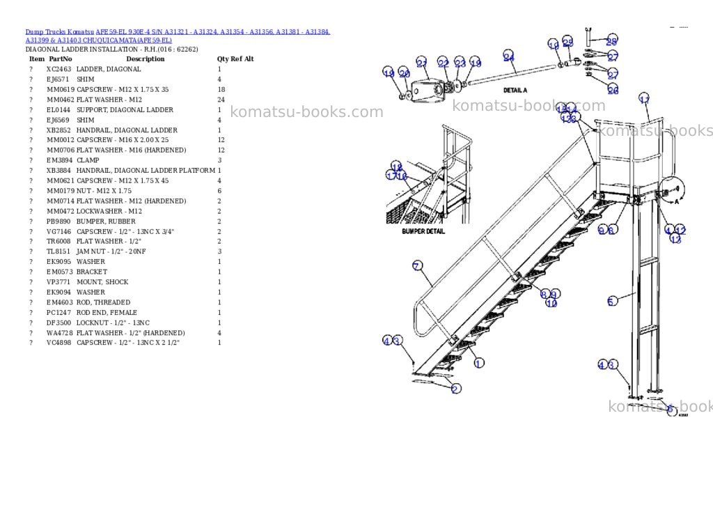 Komatsu afe59-el 930e-4 s/n a31321 - a31324, a31354 - a31356, a31381 - a31384, a31399 & a31403 chuquicamata Parts catalog cover Page 8 Komatsu afe59-el 930e-4 s/n a31321 - a31324, a31354 - a31356, a31381 - a31384, a31399 & a31403 chuquicamata Parts catalog cover Page 8