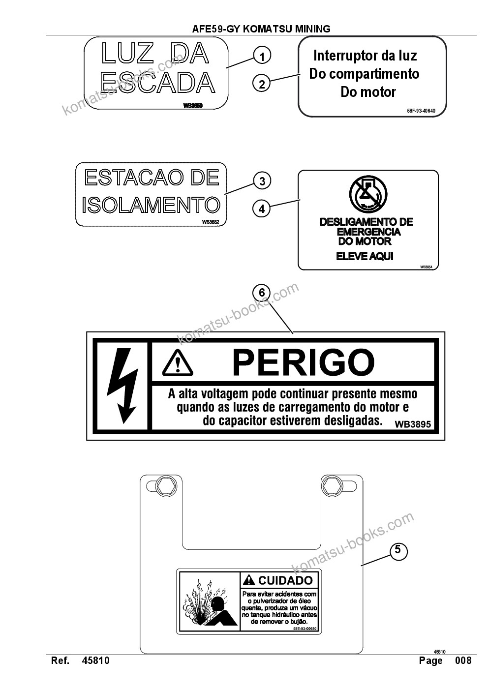 Komatsu afe59-gy 930e-4 s/n a32045 - a32046 & a32058 - a32061 vale carajas Parts catalog cover Page 10 Komatsu afe59-gy 930e-4 s/n a32045 - a32046 & a32058 - a32061 vale carajas Parts catalog cover Page 10
