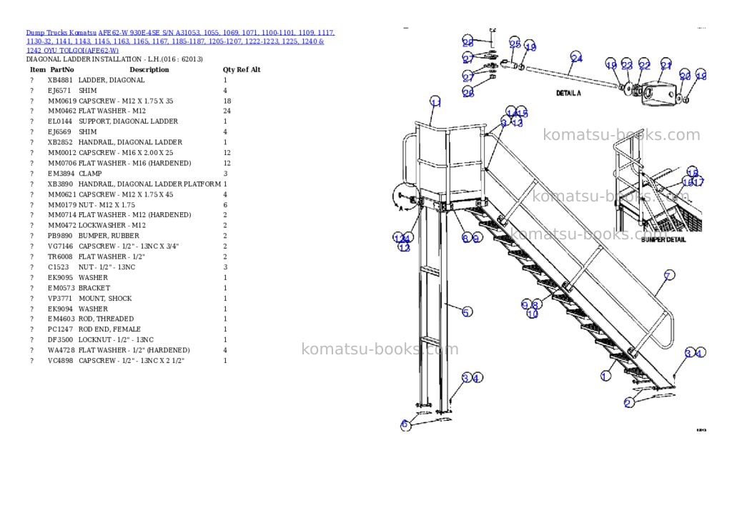 Komatsu afe62-w 930e-4se s/n a31053, 1055, 1069, 1071, 1100-1101, 1109, 1117, 1130-32, 1141, 1143, 1145, 1163, 1165, 1167, 1185-1187, 1205-1207, 1222-1223, 1225, 1240 & 1242 oyu tolgoi Parts catalog cover Page 8 Komatsu afe62-w 930e-4se s/n a31053, 1055, 1069, 1071, 1100-1101, 1109, 1117, 1130-32, 1141, 1143, 1145, 1163, 1165, 1167, 1185-1187, 1205-1207, 1222-1223, 1225, 1240 & 1242 oyu tolgoi Parts catalog cover Page 8