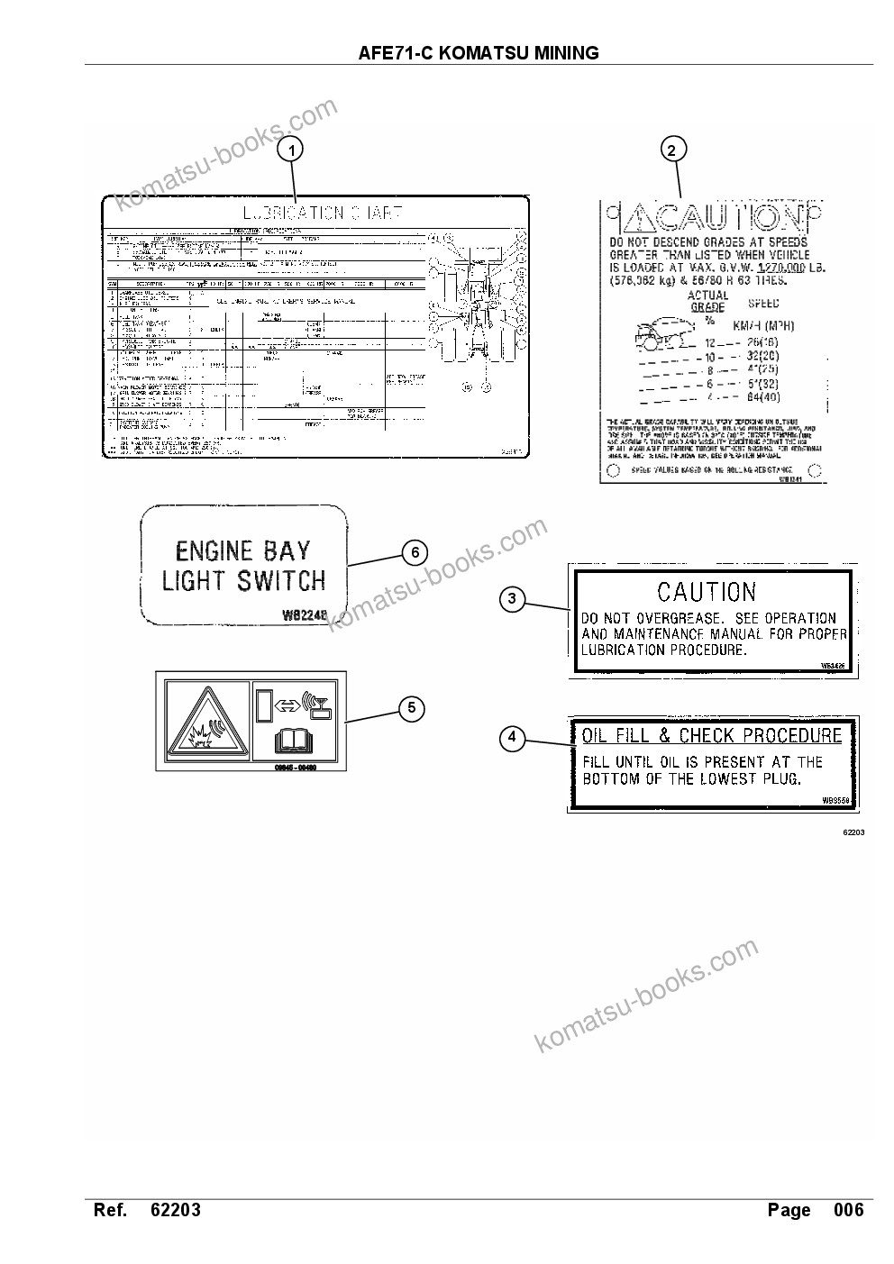 Komatsu afe71-c 960e-2kt s/n a50086 - a50088 kumba sishen Parts catalog cover Page 8 Komatsu afe71-c 960e-2kt s/n a50086 - a50088 kumba sishen Parts catalog cover Page 8