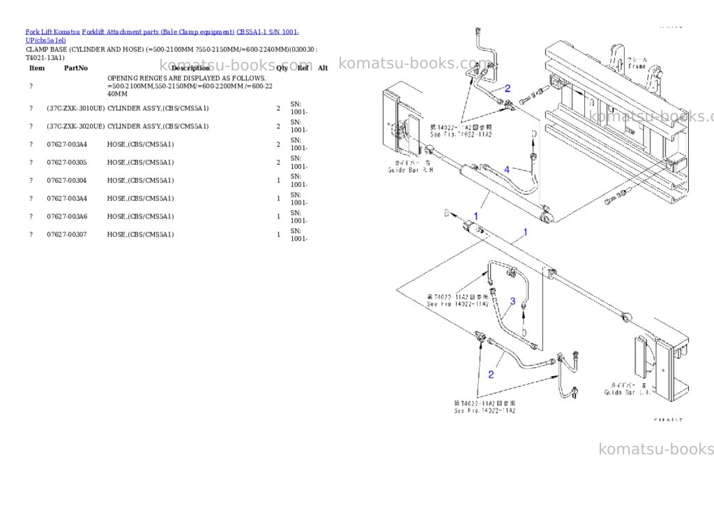 Komatsu cbs5a1-1 s/n 1001-up Parts catalog cover Page 2 Komatsu cbs5a1-1 s/n 1001-up Parts catalog cover Page 2