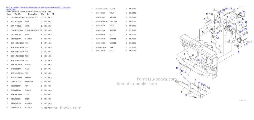 Komatsu cbw157-2 s/n 1001-up Parts catalog cover Page 10 Komatsu cbw157-2 s/n 1001-up Parts catalog cover Page 10