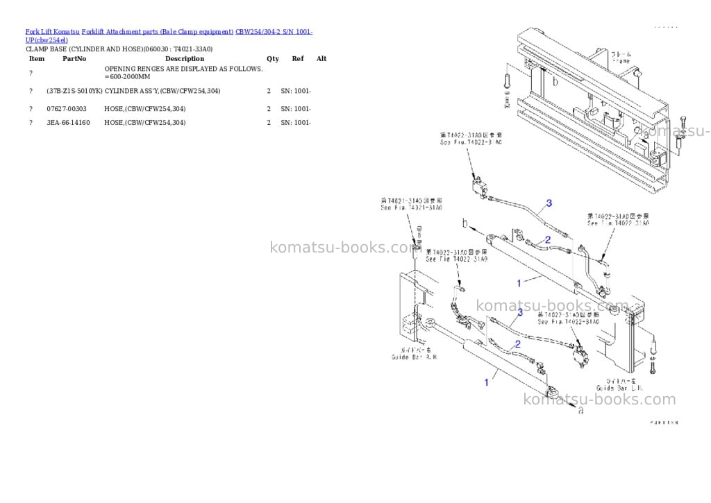 Komatsu cbw254/304-2 s/n 1001-up Parts catalog cover Page 10