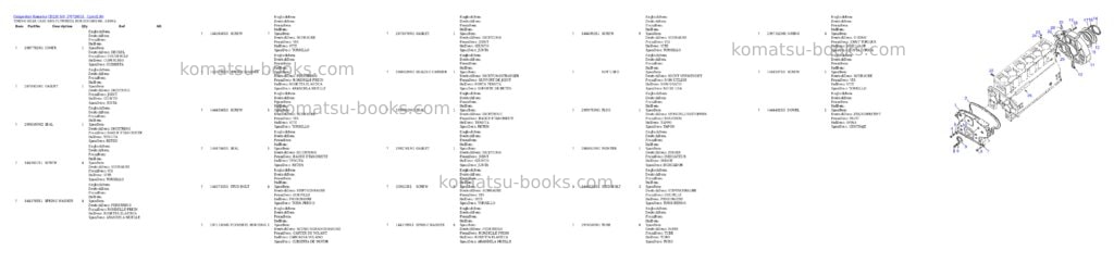 Komatsu cd230 s/n 370720051 - up Parts catalog cover Page 9 Komatsu cd230 s/n 370720051 - up Parts catalog cover Page 9