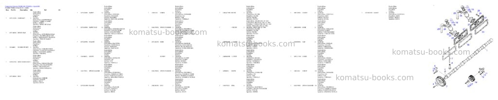 Komatsu cd280 s/n 370520051 - up Parts catalog cover Page 10