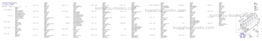 Komatsu cd280 s/n 370520051 - up Parts catalog cover Page 3