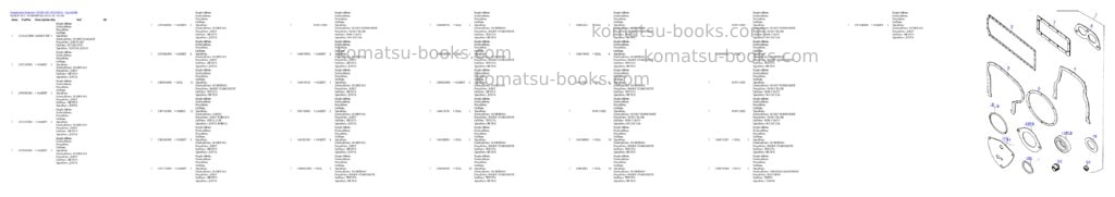 Komatsu cd280 s/n 370520051 - up Parts catalog cover Page 4
