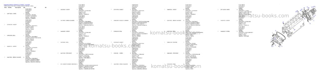 Komatsu cd300 s/n 377220051 - up Parts catalog cover Page 9 Komatsu cd300 s/n 377220051 - up Parts catalog cover Page 9